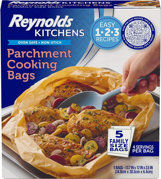 EZHomeEssentials Parchment Bags Nonstick Oven Safe Pro