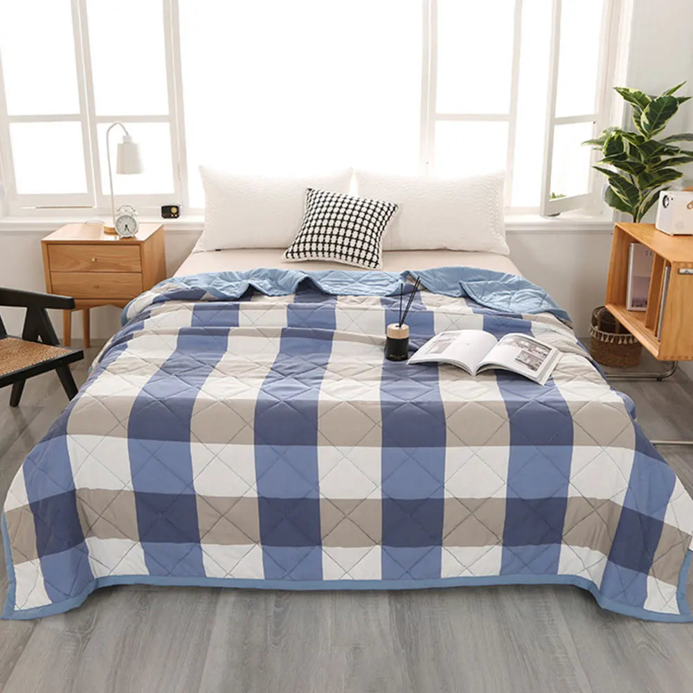 EZHomeEssentials Washed Cotton Comforter Quilt Bedspread