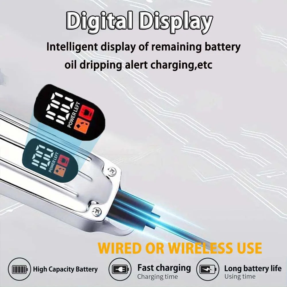 Pet Hair Clipper Cordless USB Rechargeable Low Noise