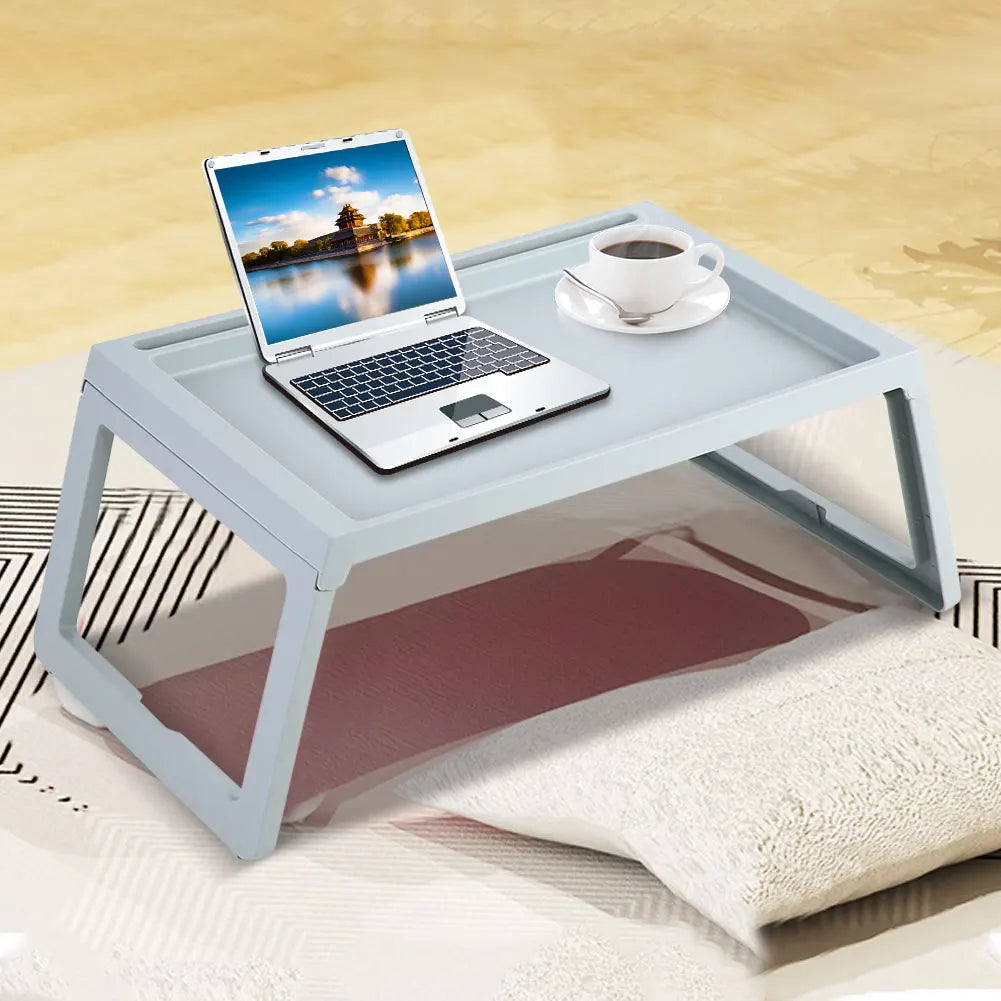 EZHomeEssentials Foldable Desk Breakfast Bed Table Holder
