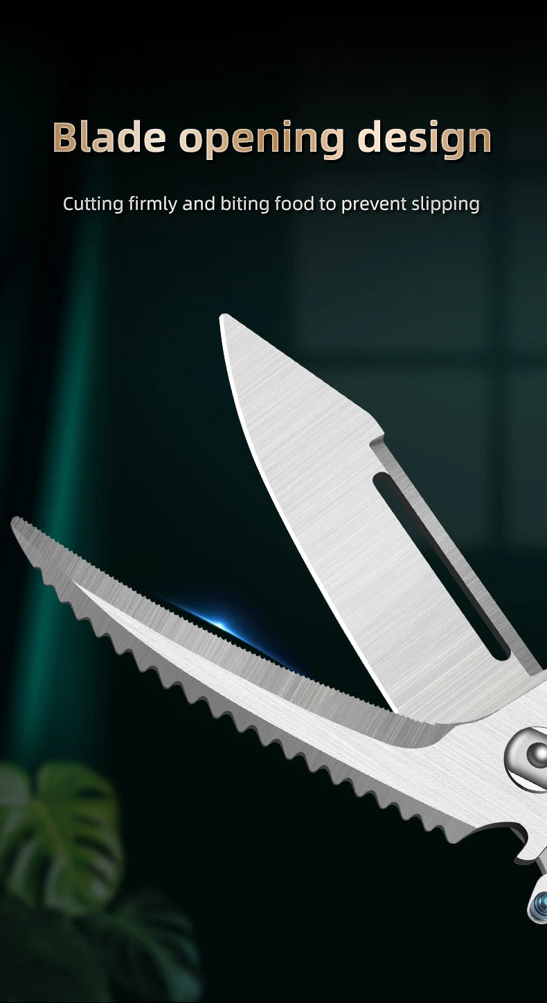 Hign-concerned Heavy Duty Poultry Shears Stainless Scissors