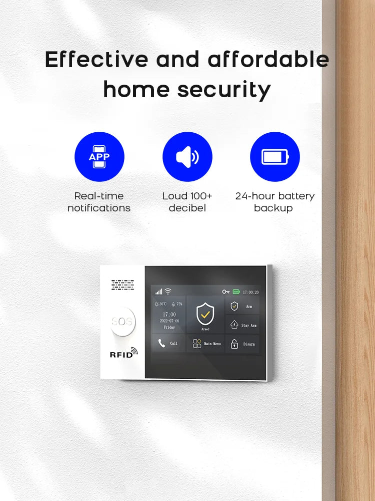 PGST WiFi Smart Life Home Alarm Kit With Motion Sensor