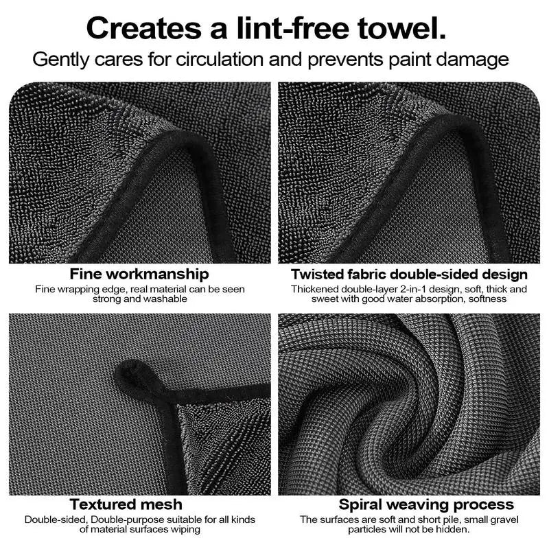 Hign-concerned Microfiber Clean Cloths Reusable Car Towels