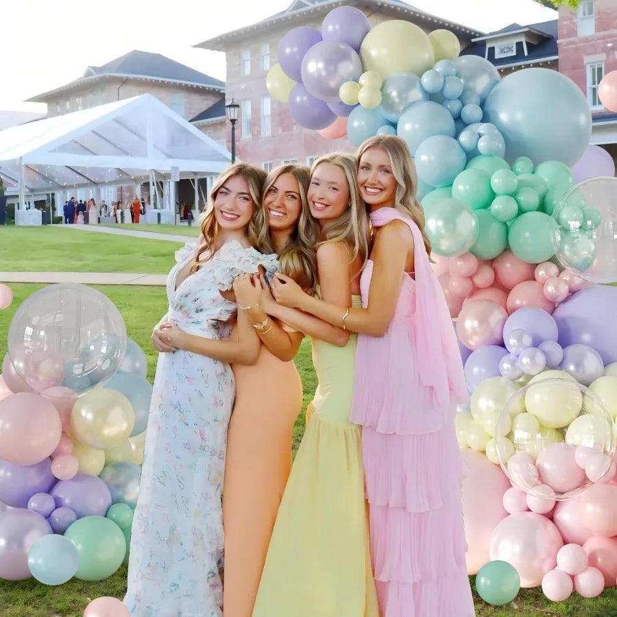 Hign-concerned Balloon Garland Arch Kit 126Pcs Pearls