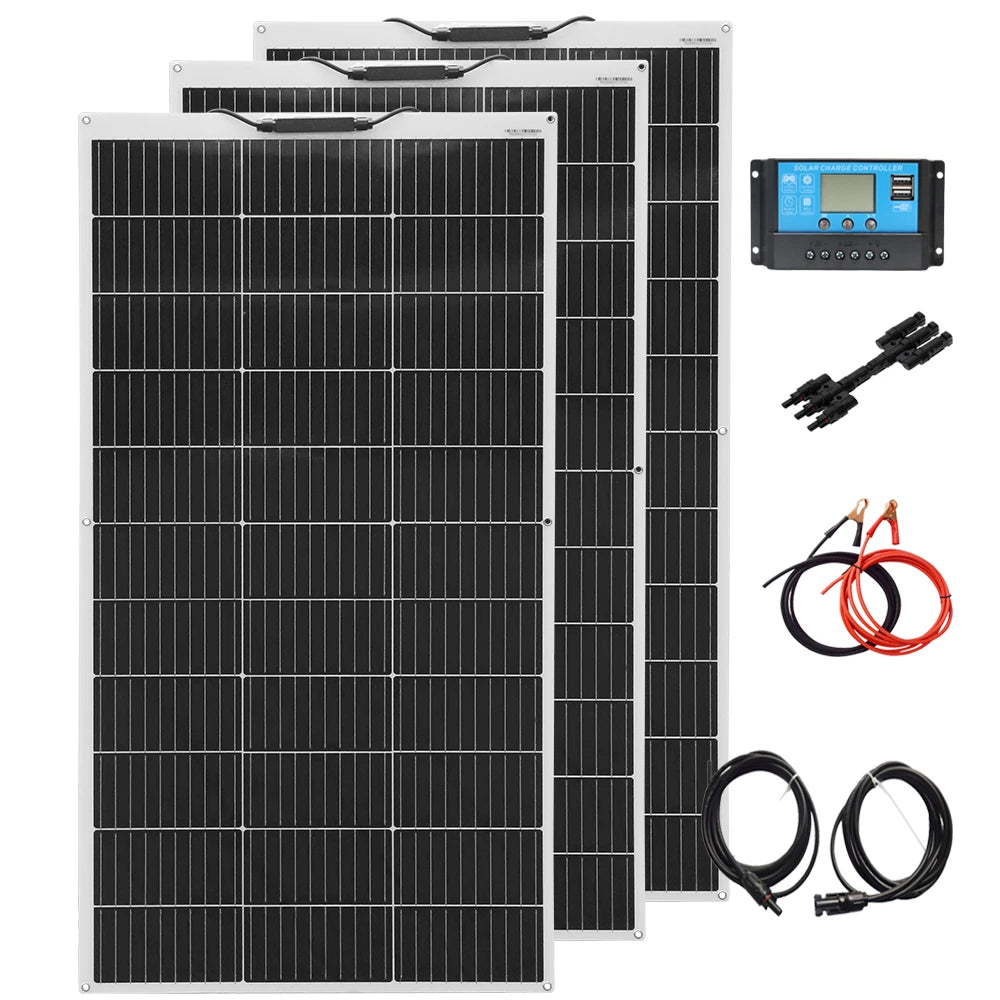 Xinpuguang 12V Solar Panel Off Grid Inverter Kit 120W