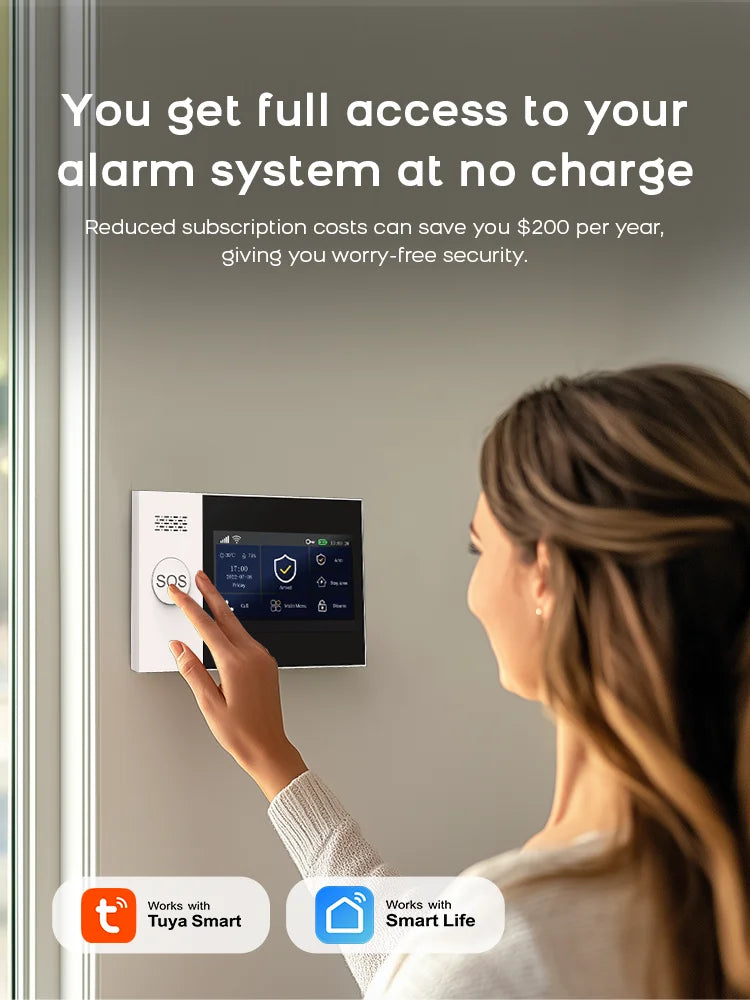 PGST WiFi Smart Life Home Alarm Kit With Motion Sensor