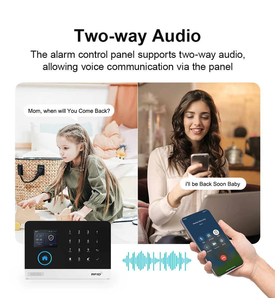 PGST 4G 2G WiFi GSM Wireless Alarm System PIR Sensor