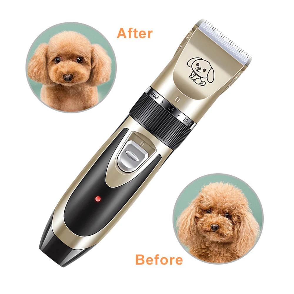 Hign-concerned Pet Clipper Kit Rechargeable Hair Trimmer