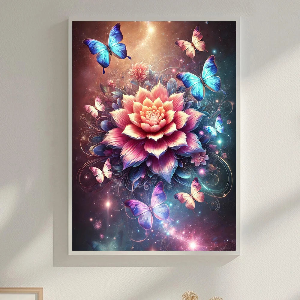 Frame Diamond Painting Kits 5D Round Drill Scenery Patterns