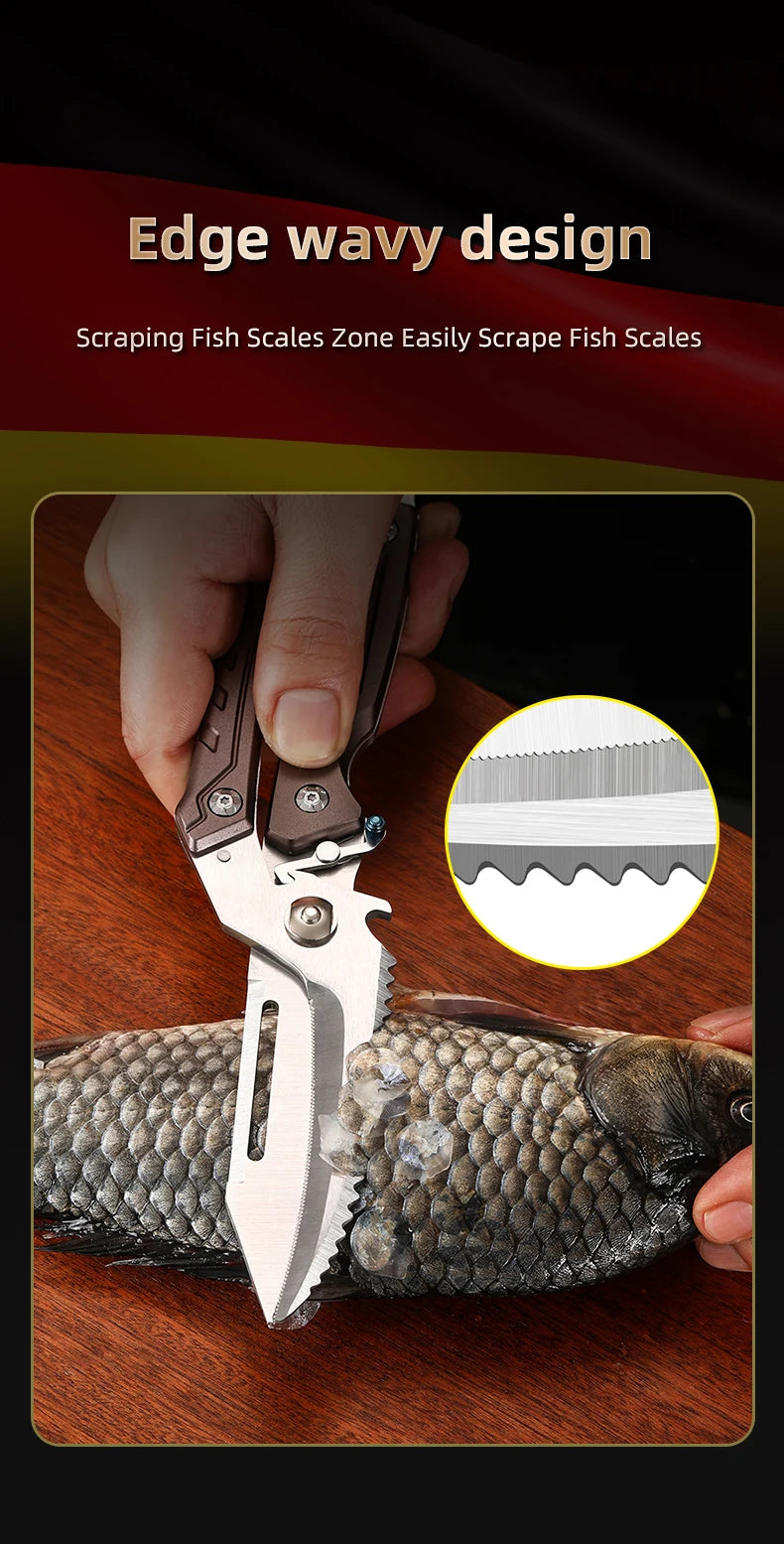 Hign-concerned Heavy Duty Poultry Shears Stainless Scissors