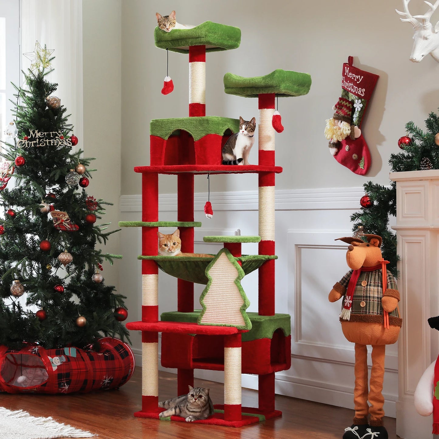 PAWZ Road Large Cat Tree And Tower For Indoor Cats