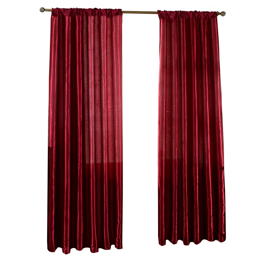 Craft of Weaving Satin Door Curtain for Living Room
