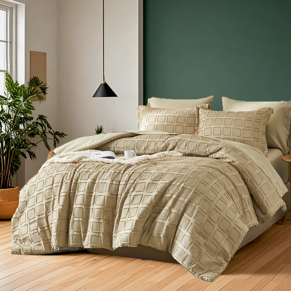 FIBERHignconcerned Comforter Set Microfiber Bedding