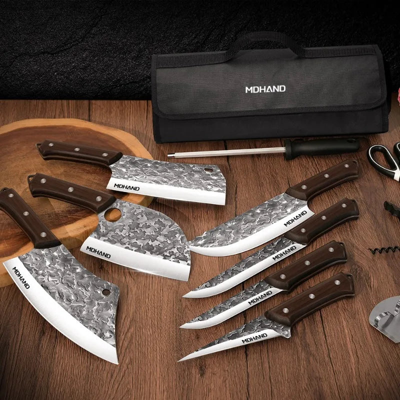 14-Piece Japanese Chef Knife Set High Carbon Steel