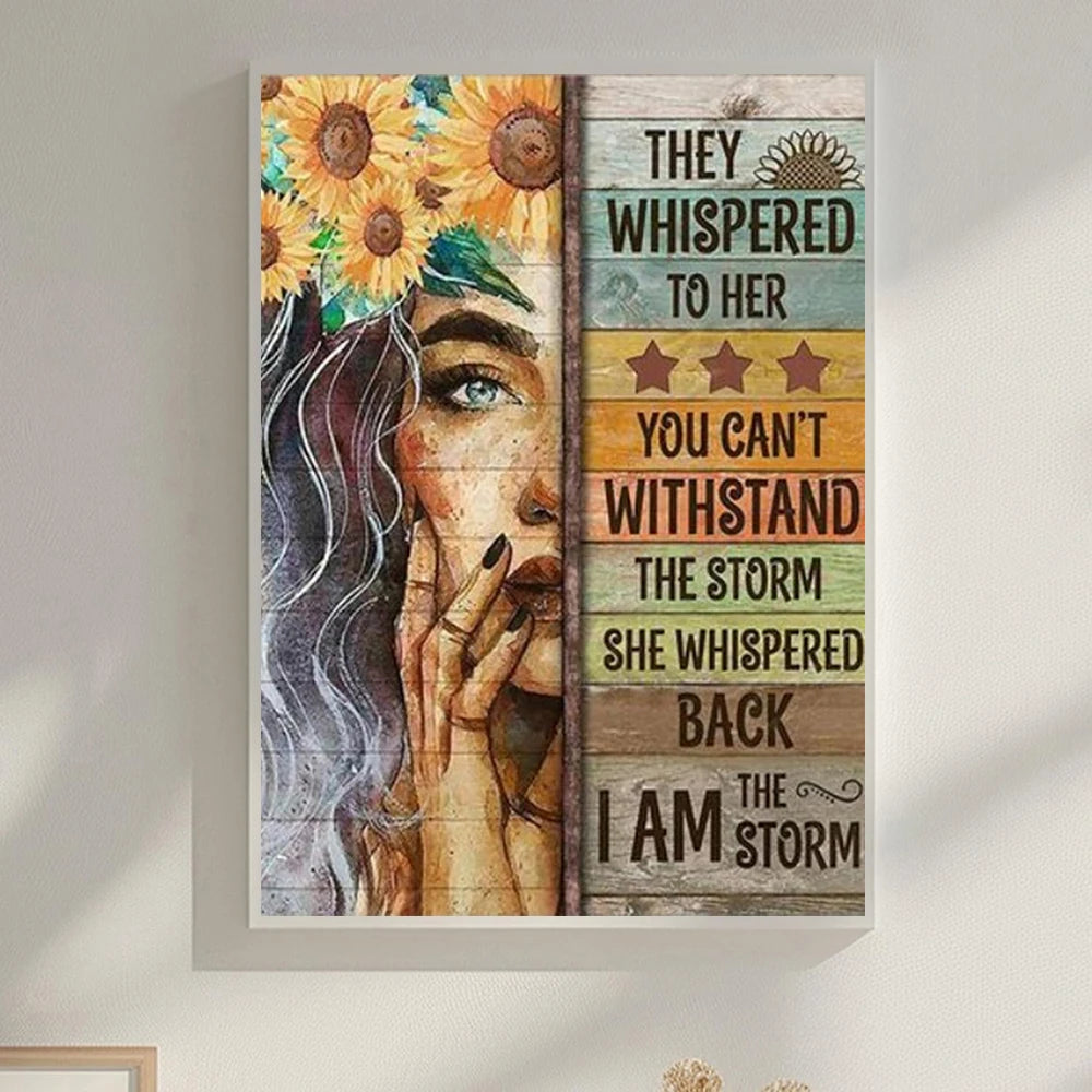 Sunflower 5D Diamond Painting Kit Full Drill With Round Diamonds