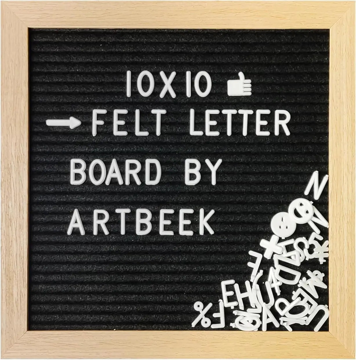 ArtBeek Felt Letter Board With 880 Letters Classroom Decor