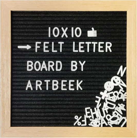 ArtBeek Felt Letter Board With 880 Letters Classroom Decor