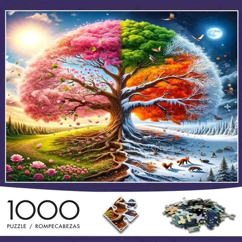 Environmentally Friendly Tree Of Life 1000 Piece Jigsaw Puzzle For Adults