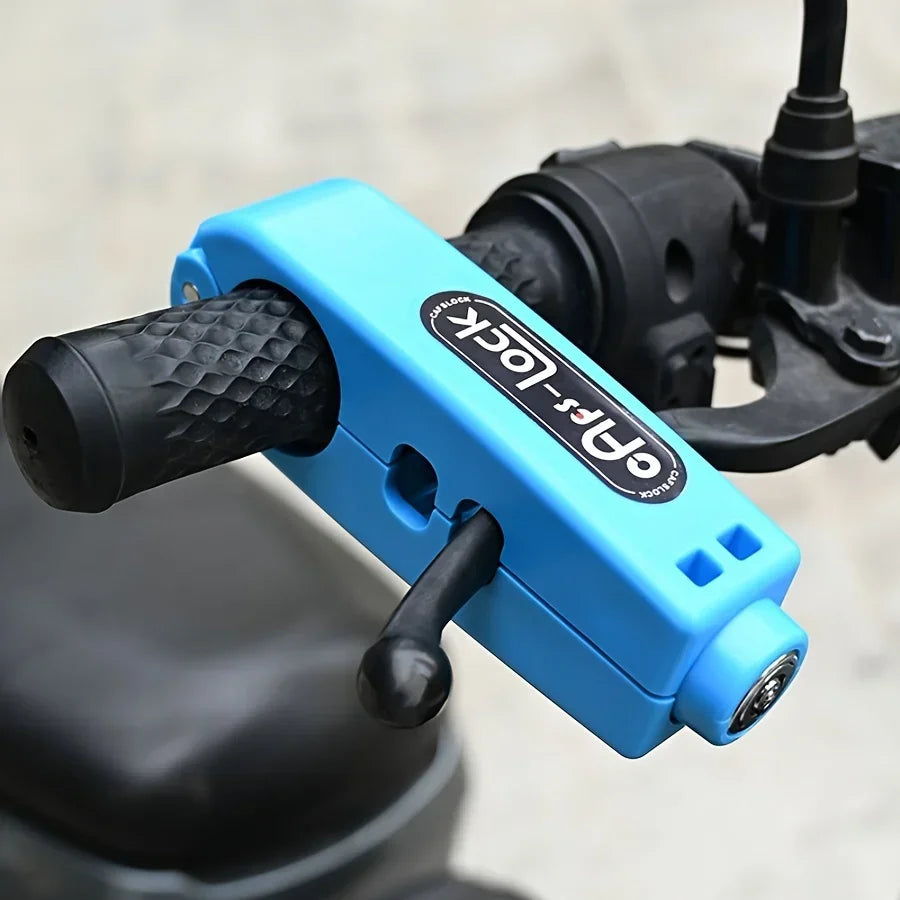 Portable Electric Bicycle Handlebar Lock for Scooters and Motorcycles
