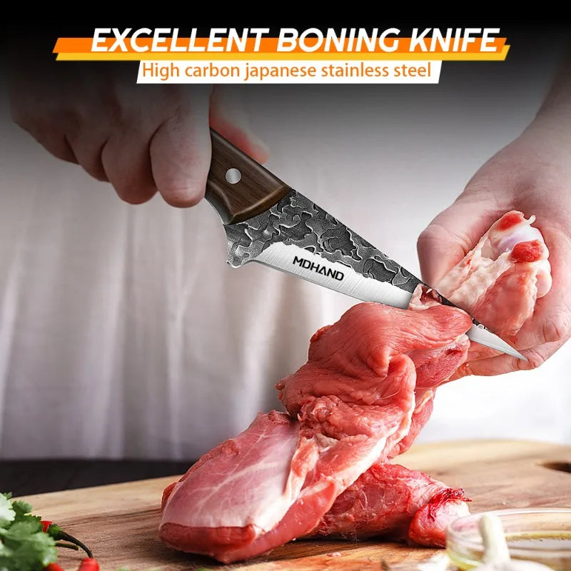 14-Piece Japanese Chef Knife Set High Carbon Steel