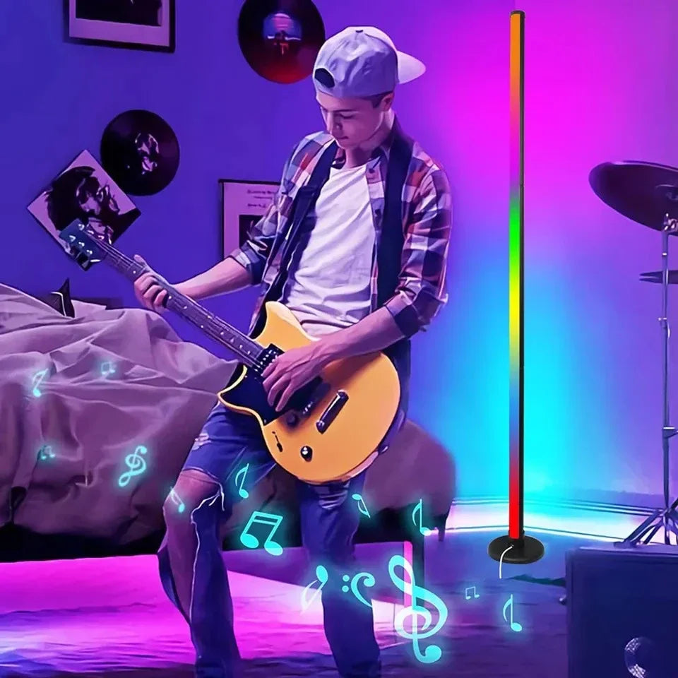 EZHomeEssentials Smart RGB Floor Lamp With Music Sync