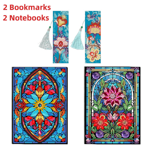 Form Diamond Art Kit Set 4 Pcs Journals and Bookmarks