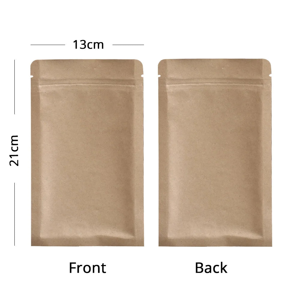VoluPack Mylar Bags Tear Notch Smell Proof Zip Lock
