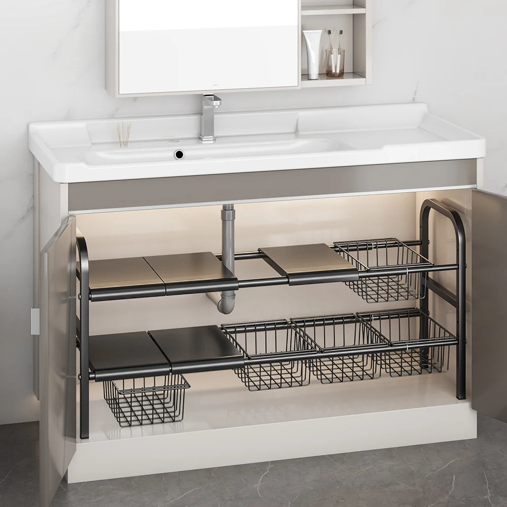 EZHomeEssentials Under Sink Organizer With Baskets