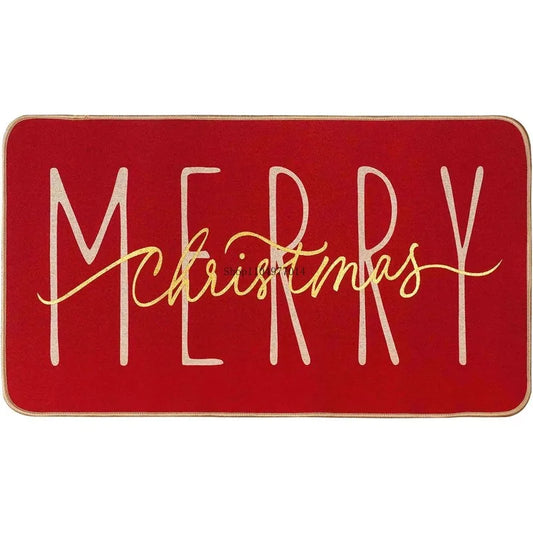 EZHomeEssentials Merry Christmas Doormat Indoor Rug