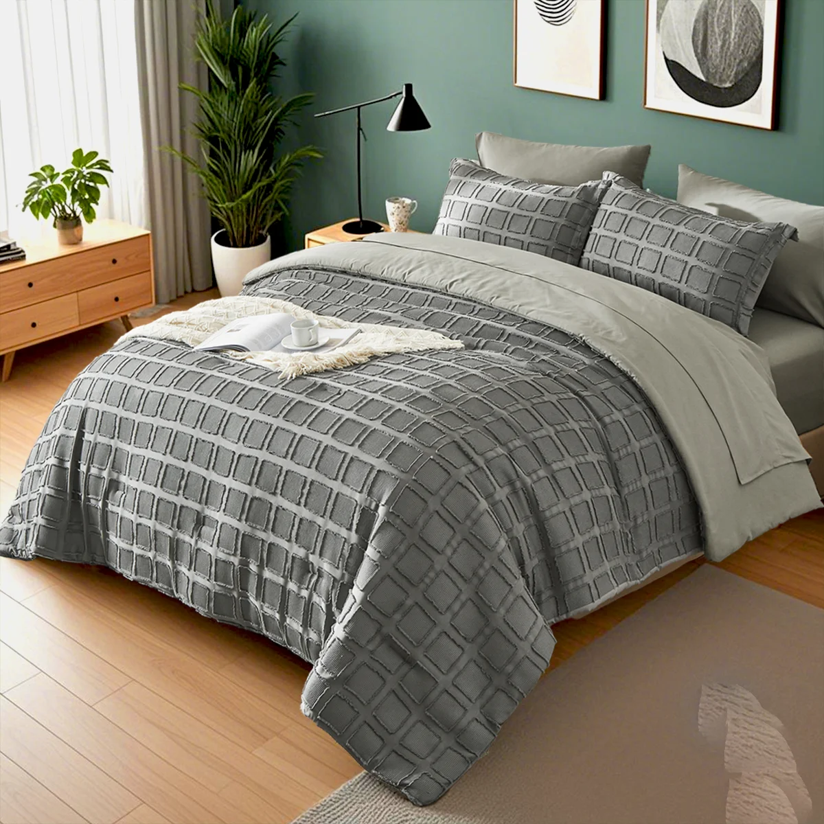 FIBERHignconcerned Comforter Set Microfiber Bedding