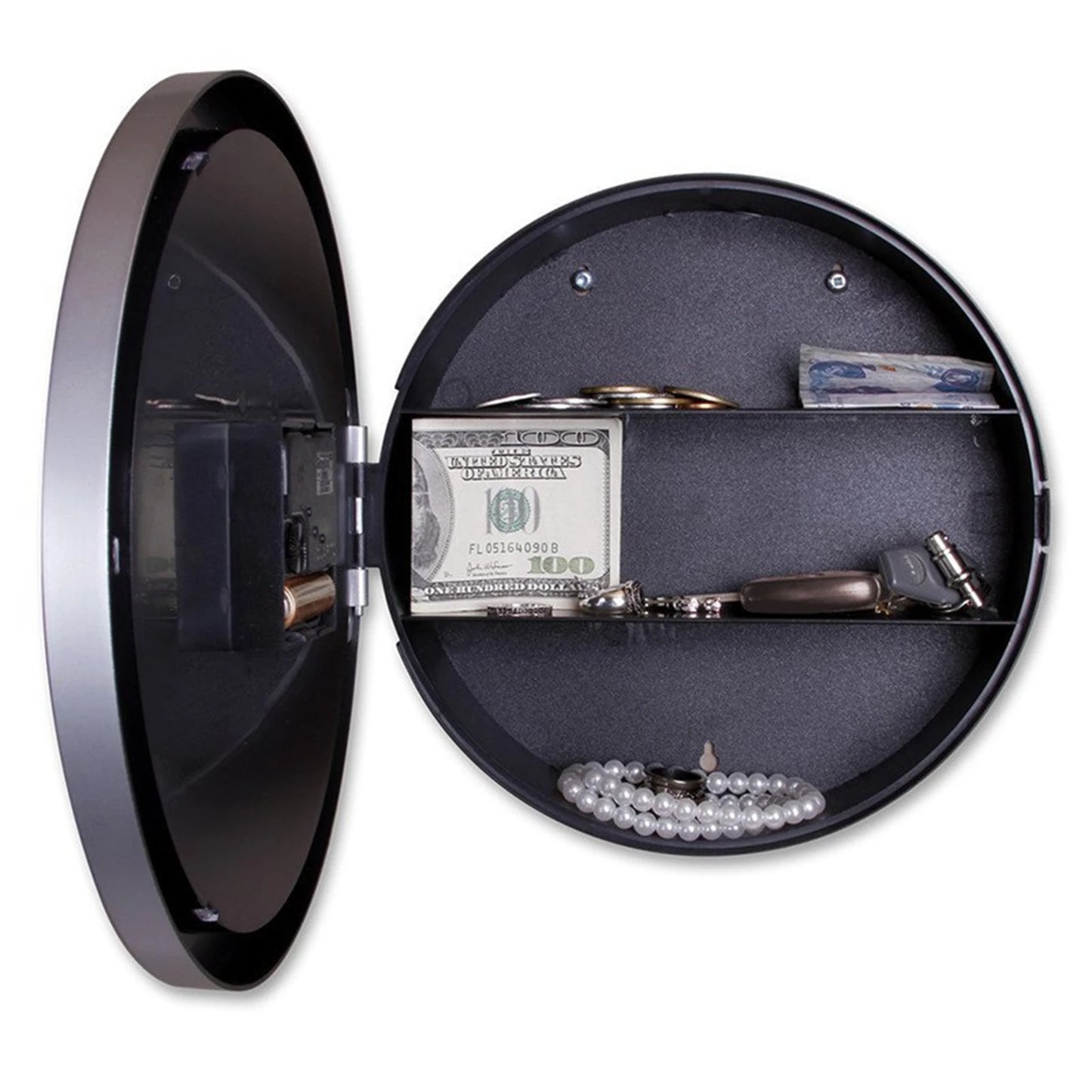 Hign-concerned Hidden Money Wall Clock Secret Compartment