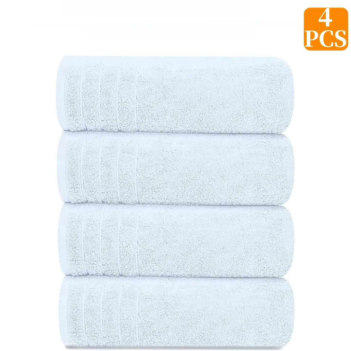 EZHomeEssentials Towels Pack of 4 Cotton Bath Towels