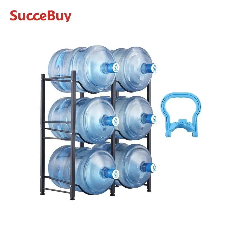 EZHomeEssentials 5 Tier Water Jug Holder Rack For Kitchen