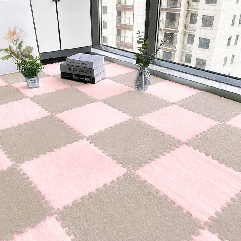 EZHomeEssentials Solid Interlocking Foam Mat 24pc EVA Floor