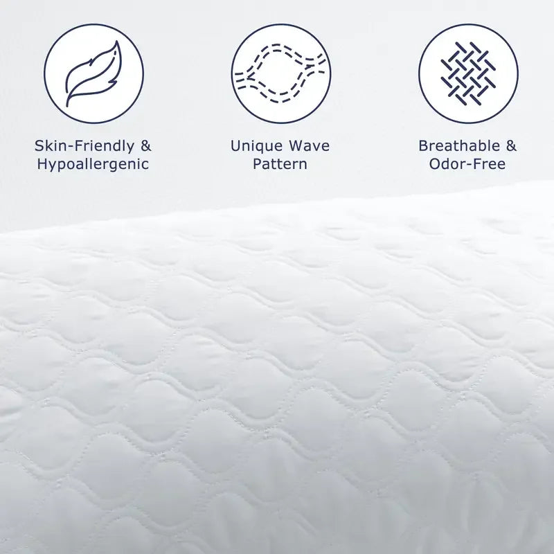 BedStory 2 Pack Neck Support Pillows For Restful Sleep