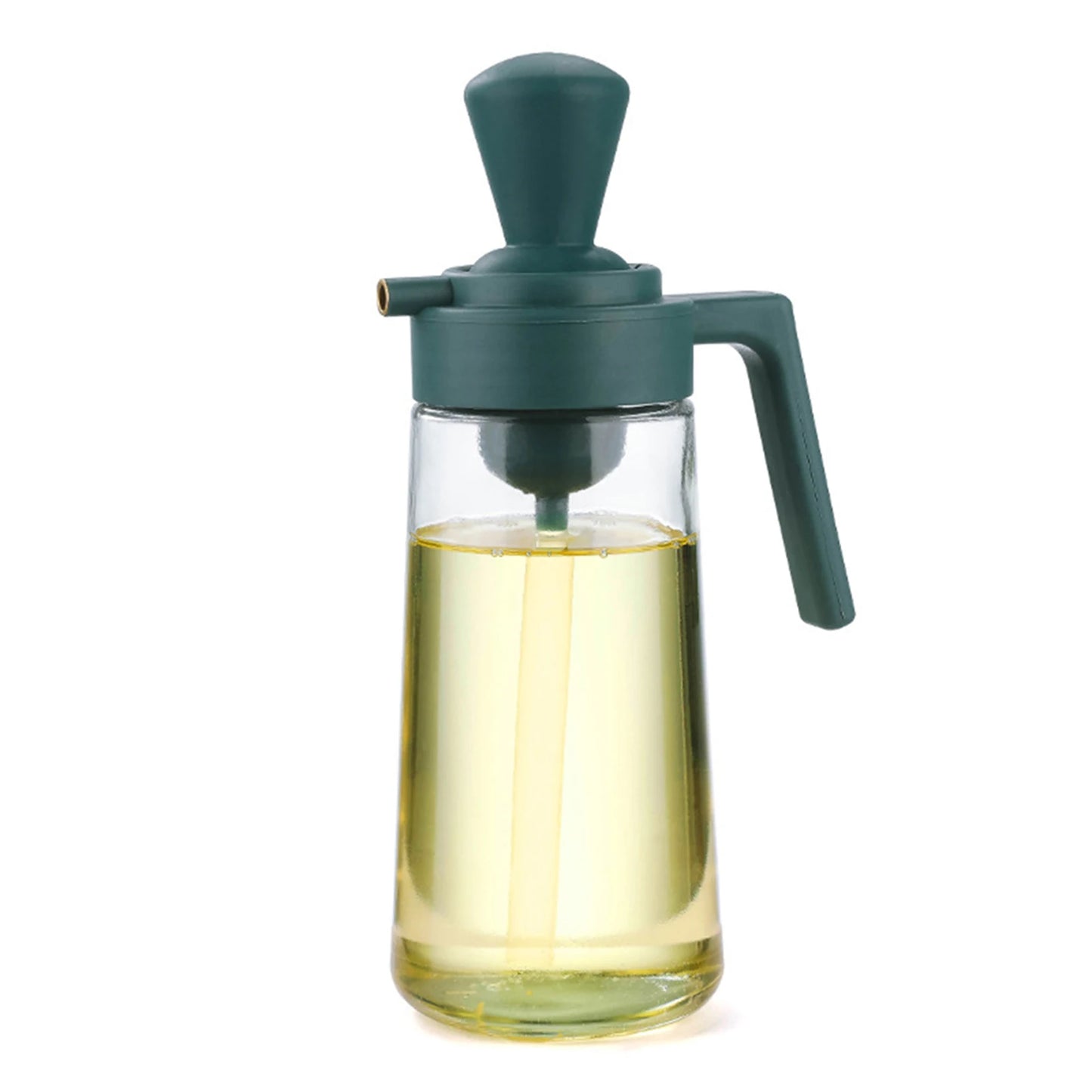 Glass Oil Bottle With Silicone Brush 2 In 1