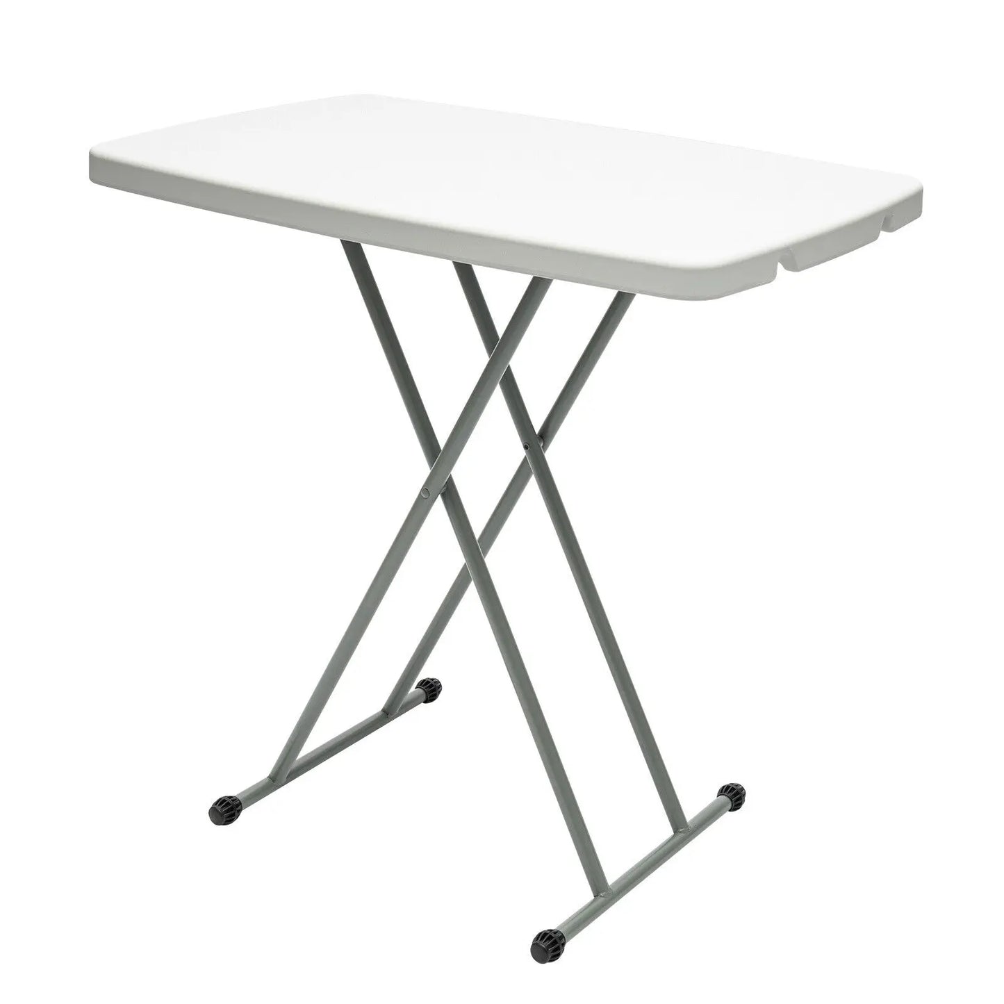 Folding Adjustable Height Table 30x20 Top Laptop Writing Art Crafts Tv Dinner