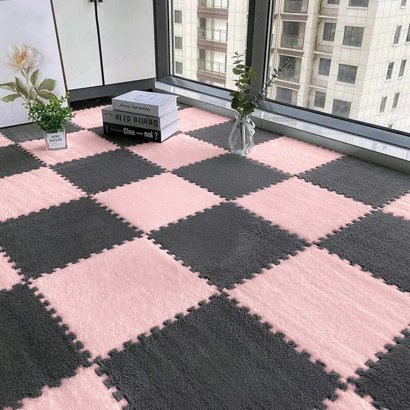 EZHomeEssentials Solid Interlocking Foam Mat 24pc EVA Floor
