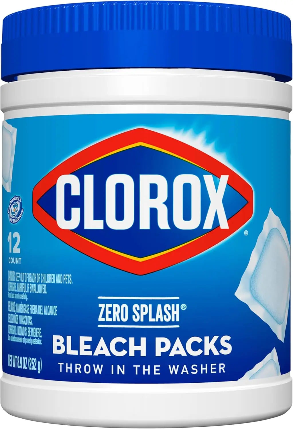 EZHomeEssentials Control Bleach Packs Laundry Packs 12 Count