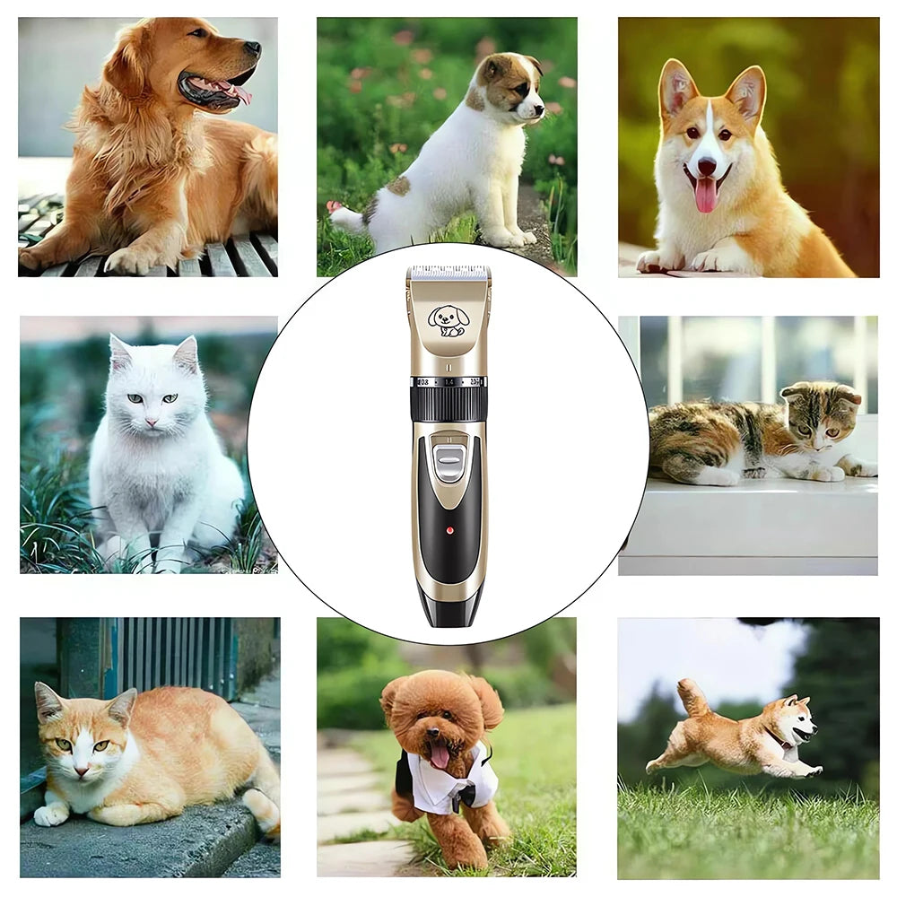 Hign-concerned Pet Clipper Kit Rechargeable Hair Trimmer