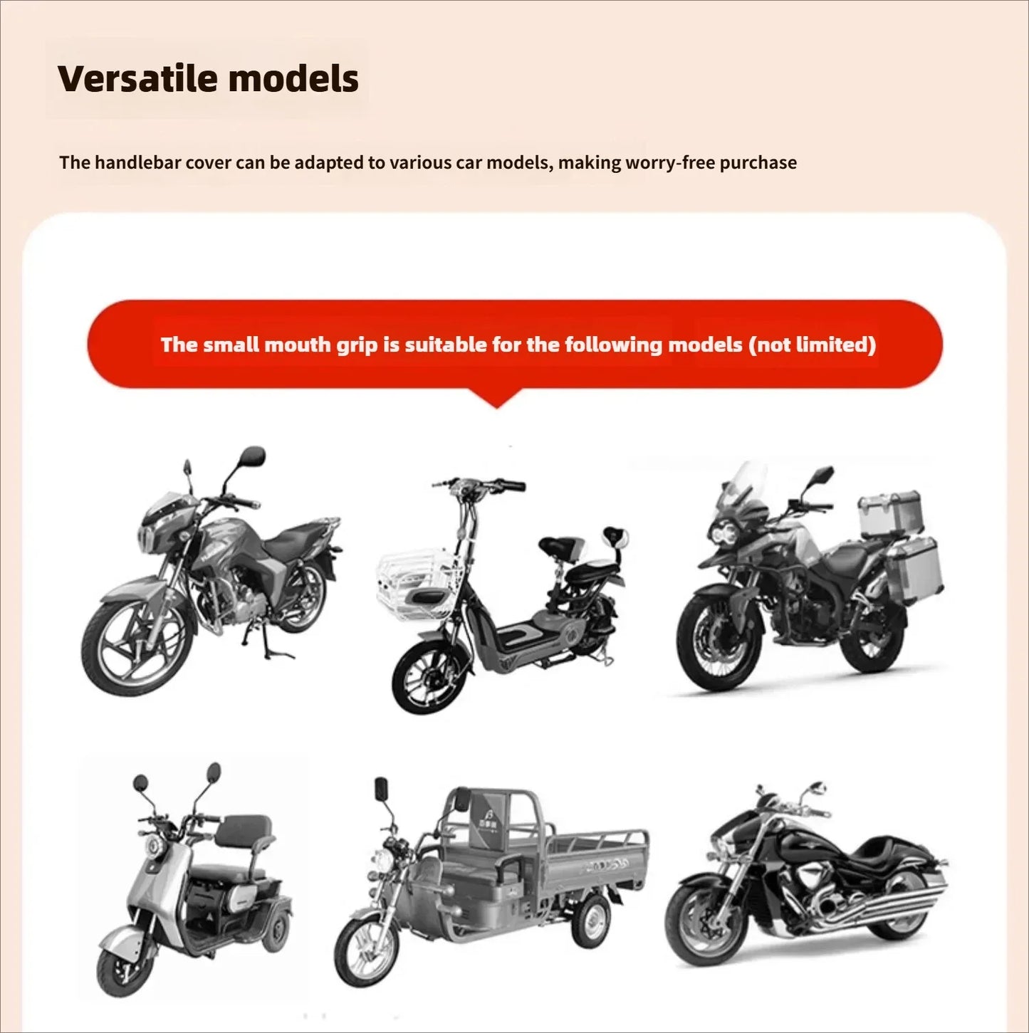 Winter Thermal Waterproof Motorcycle Handlebar Muffs