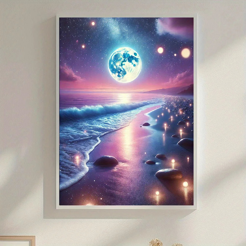 Frame Diamond Painting Kits 5D Round Drill Scenery Patterns