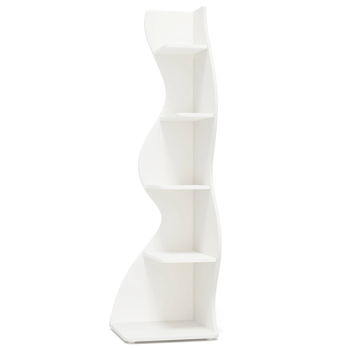 5-Tier Corner Shelf Wall Bookshelf Plant Stand