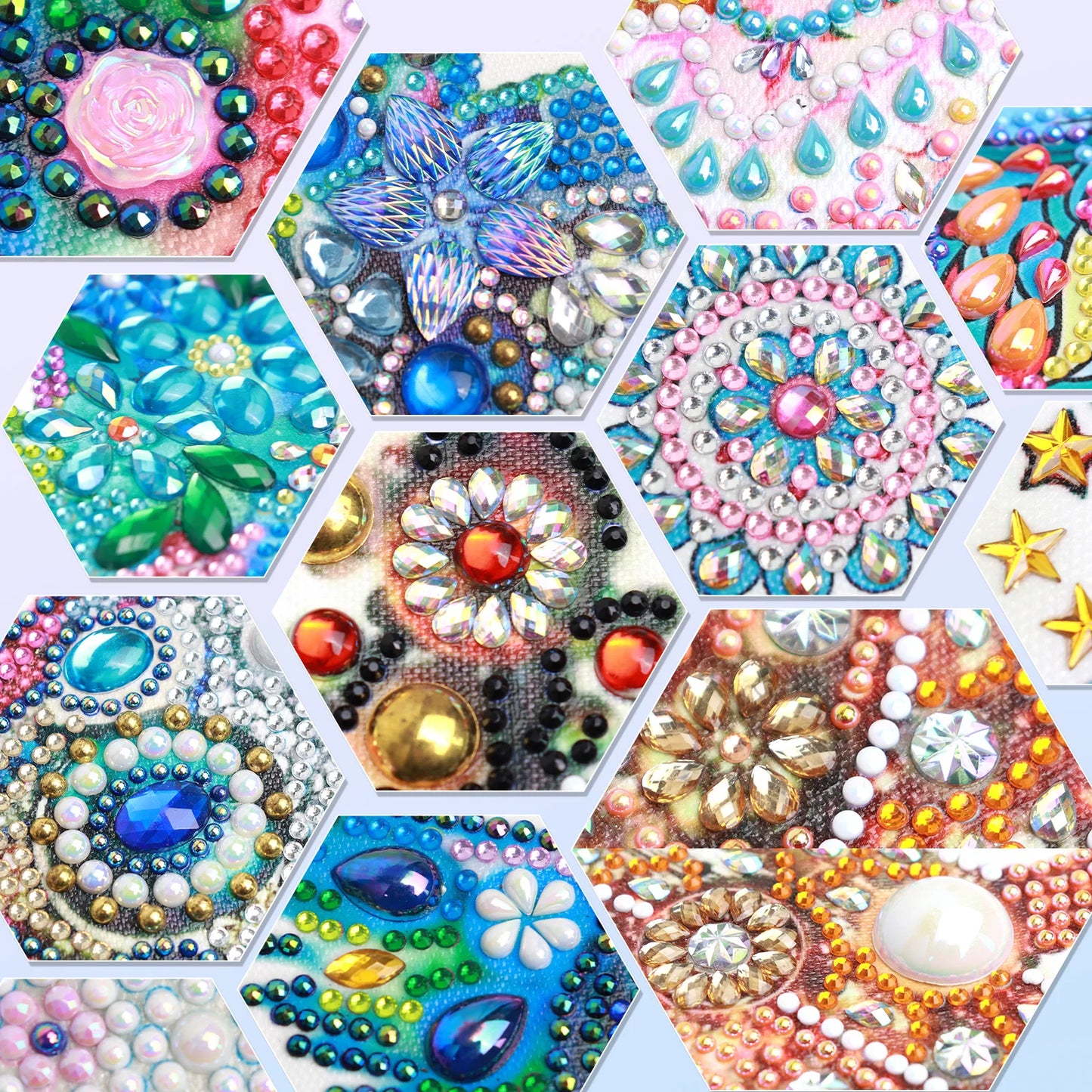 Choice Diamond Art Flower Bucket Special Shape Kit for Beginners