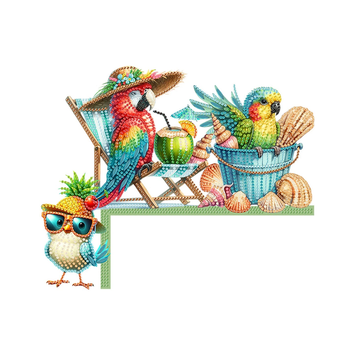 Rhinestone Door Frame Decor Diamond Art Sign