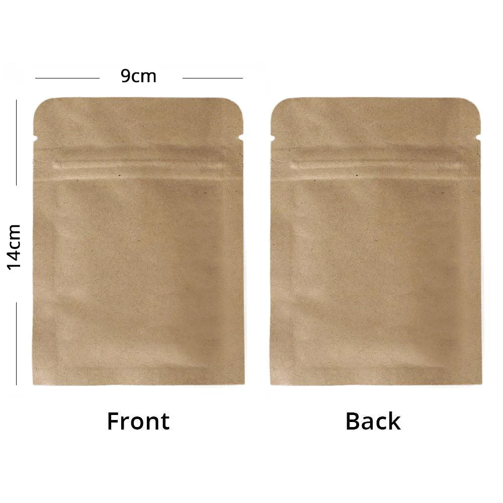 VoluPack Mylar Bags Tear Notch Smell Proof Zip Lock