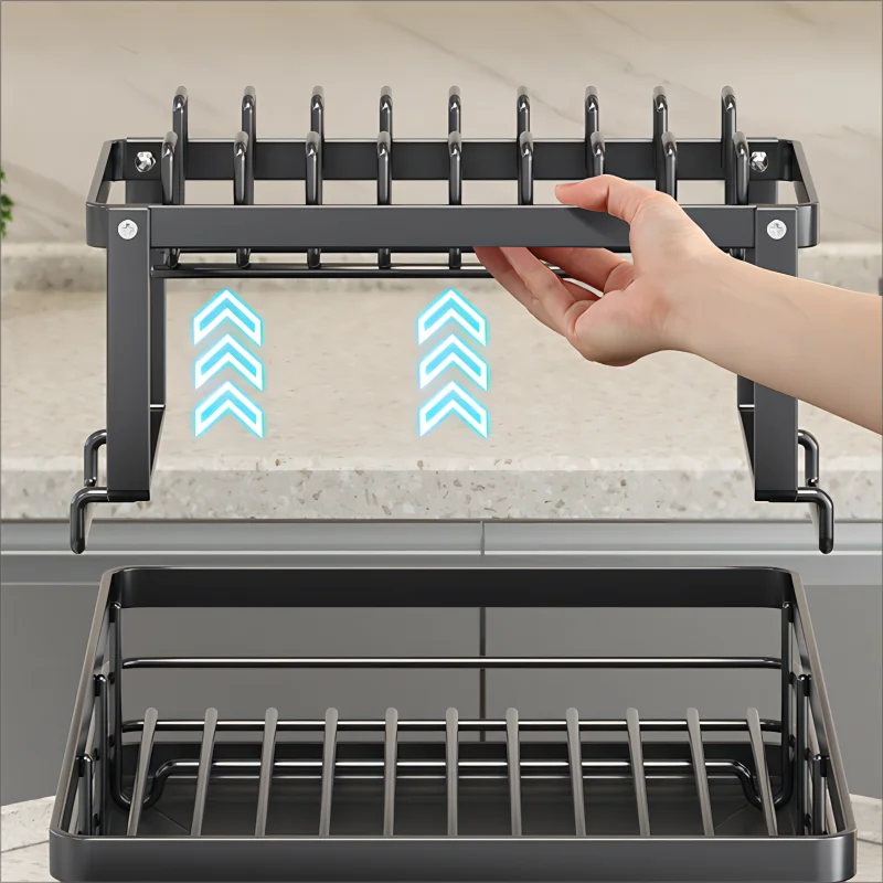 Choice Stainless Steel Dish Drying Rack Over Sink Drainboard