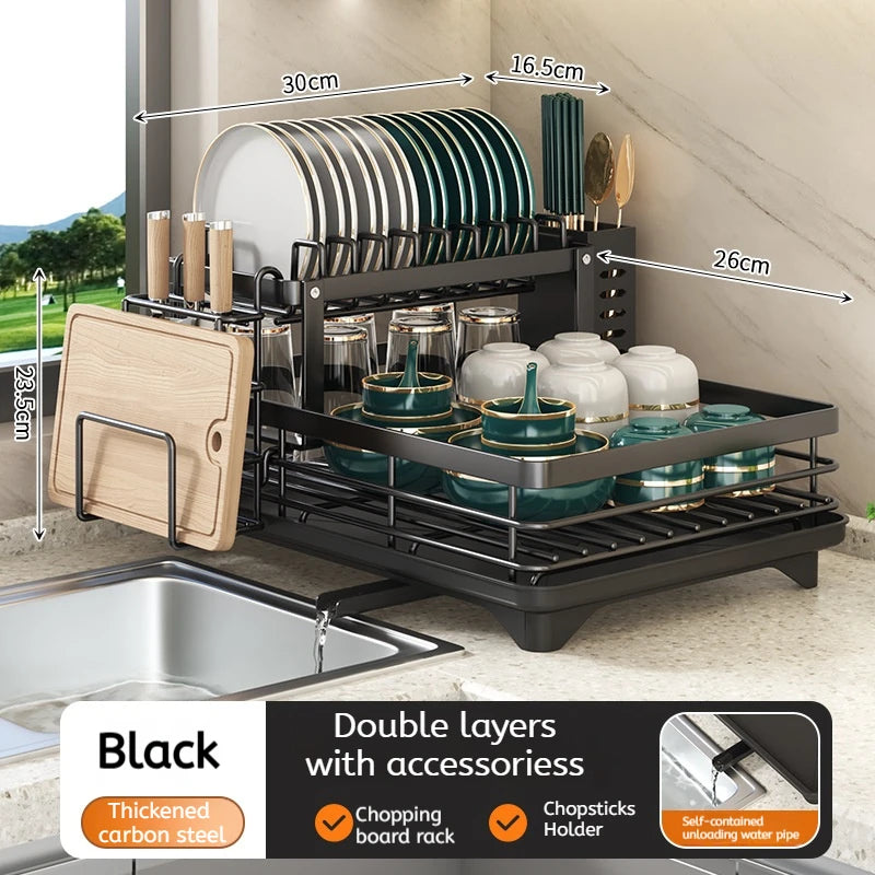 Choice Stainless Steel Dish Drying Rack Over Sink Drainboard