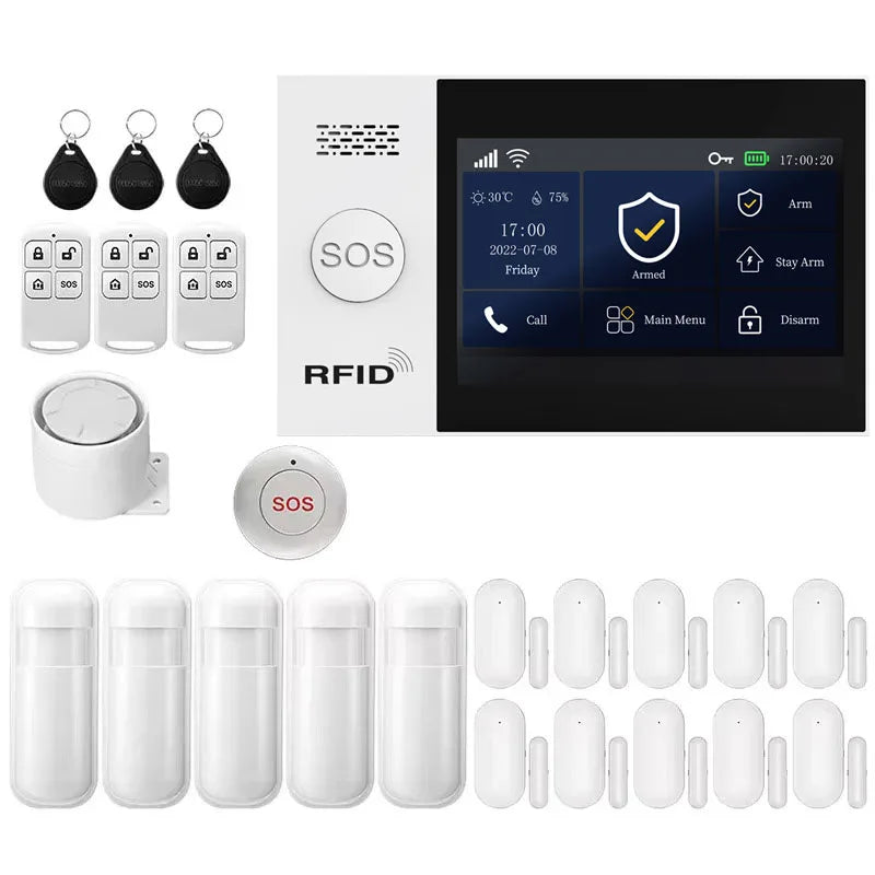 PGST WiFi Smart Life Home Alarm Kit With Motion Sensor