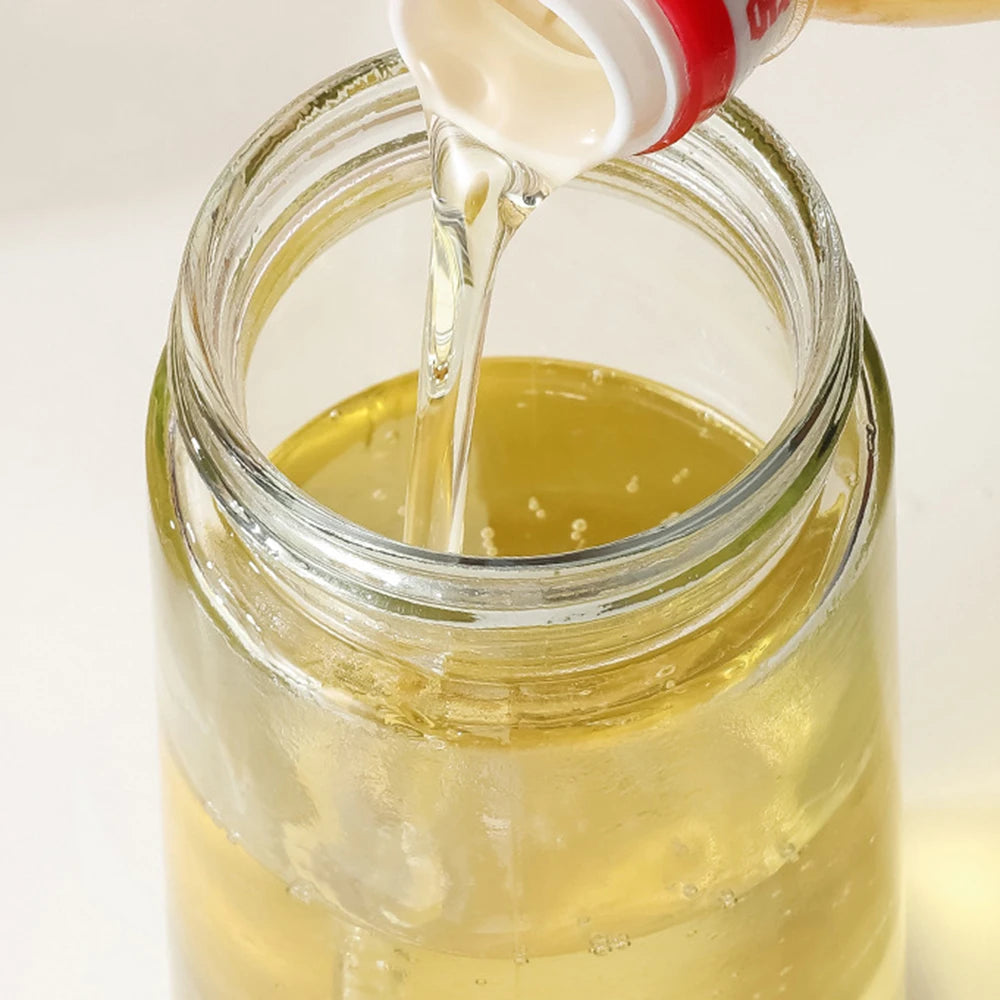 Glass Oil Bottle With Silicone Brush 2 In 1